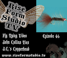 John Collins Ties JC's Copperhead/Wooly Bugger Fly Tying Video